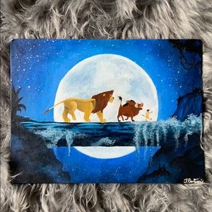 Custom Lion King painting